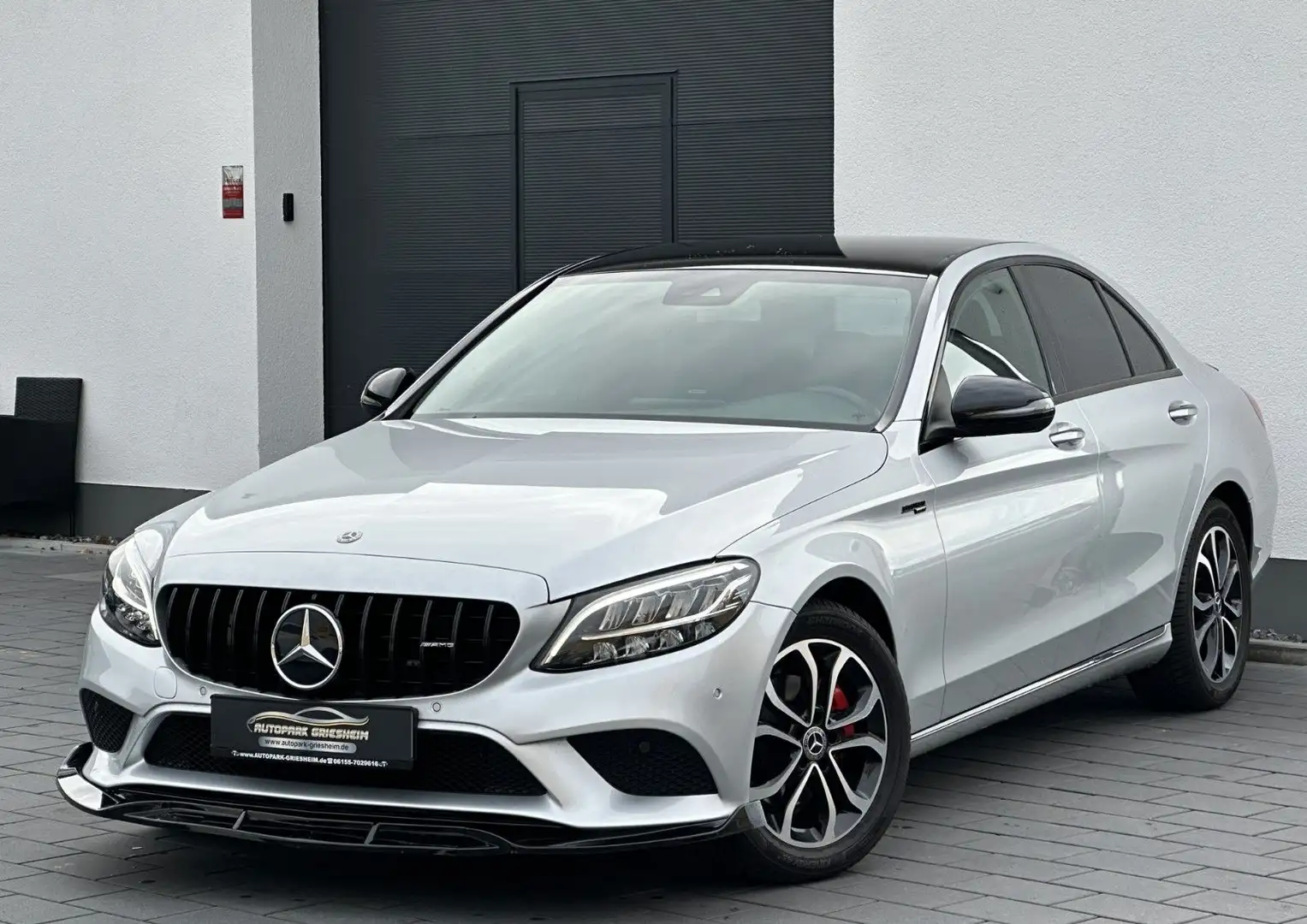 Mercedes-Benz C 200 Lim. 9G*Umbau C 43*NAVI*KAMERA*Night*ACC+ Silber - 1