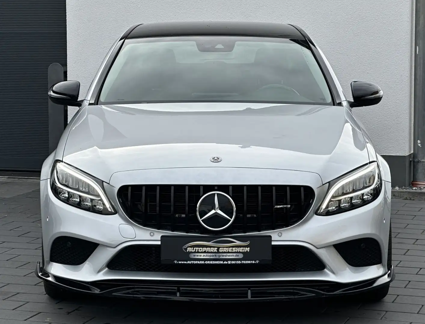 Mercedes-Benz C 200 Lim. 9G*Umbau C 43*NAVI*KAMERA*Night*ACC+ Silber - 2