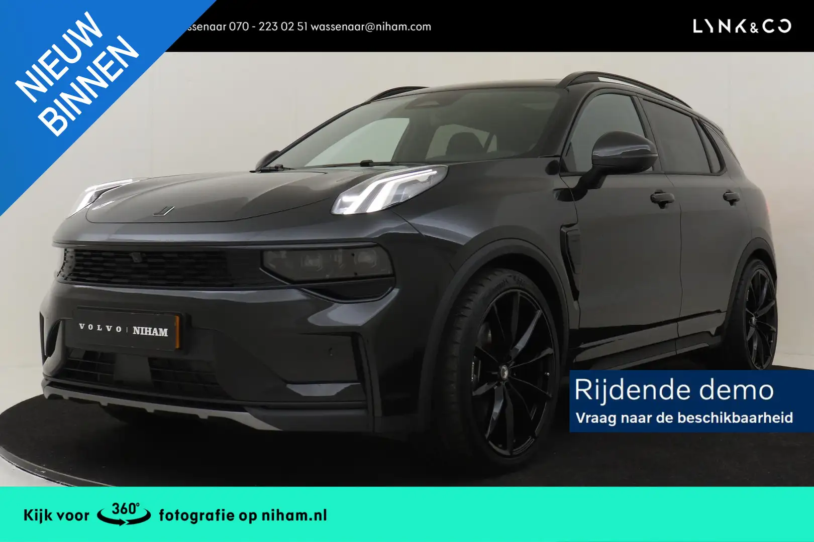 Lynk & Co 01 1.5 PHEV MORE *HEICO SPORTIV!* -LEDER|ELEK.STOEL|3 Zwart - 1