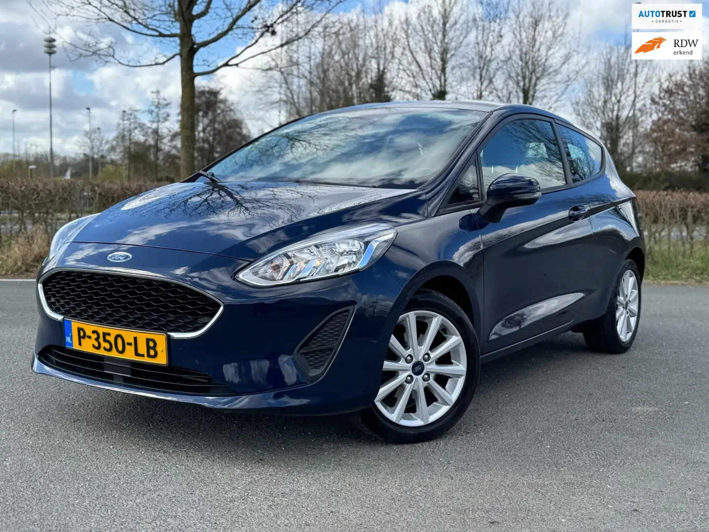 Ford Fiesta 1.0 EcoBoost Titanium Autom AdCruise Lmv Blauw - 1