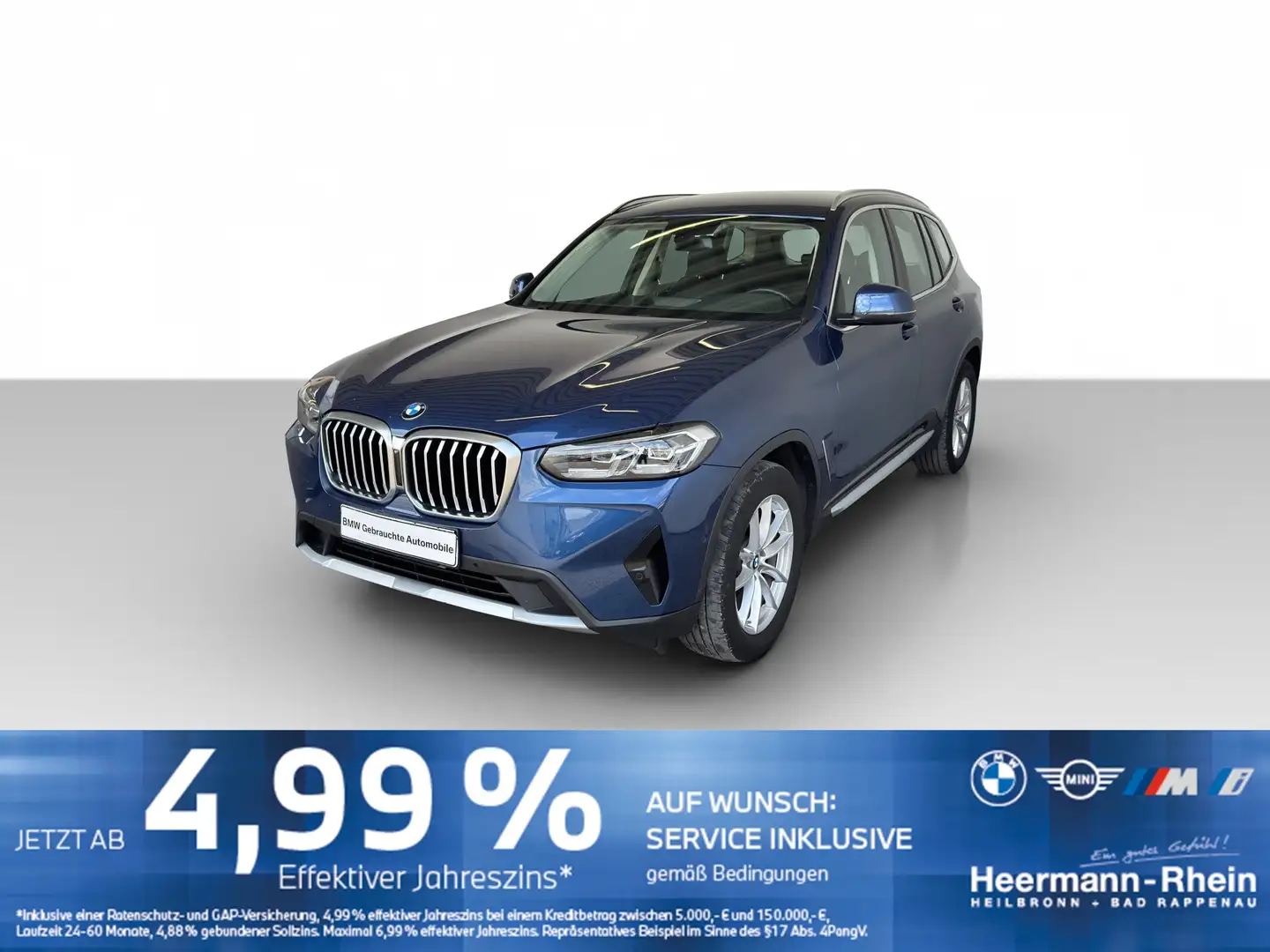 BMW X3 xDrive20iA Navi.LED.Sportsz.ParkAss.Telefonie Blu/Azzurro - 2