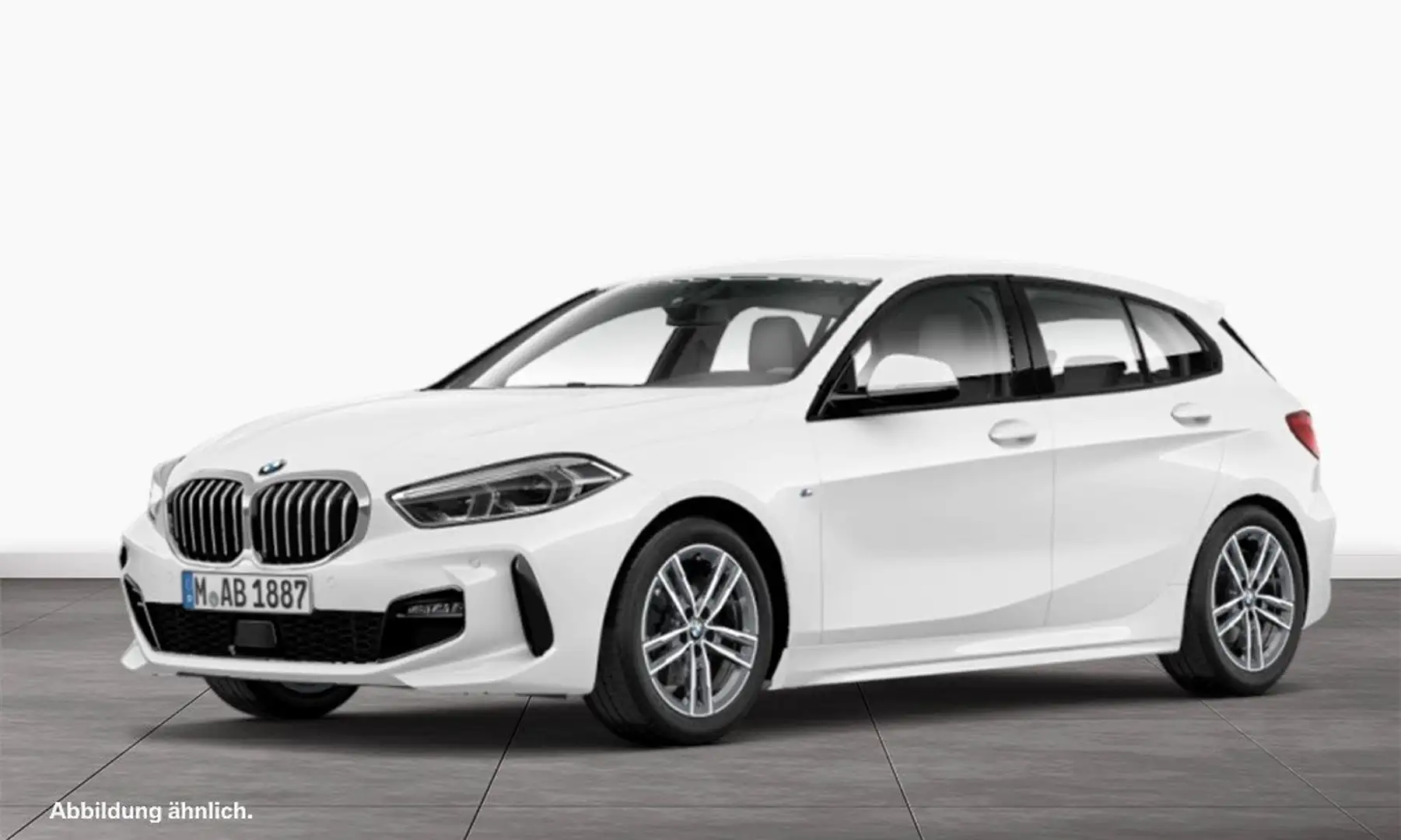 BMW 118 i Hatch M Sport LED WLAN Tempomat Klimaaut. Weiß - 1