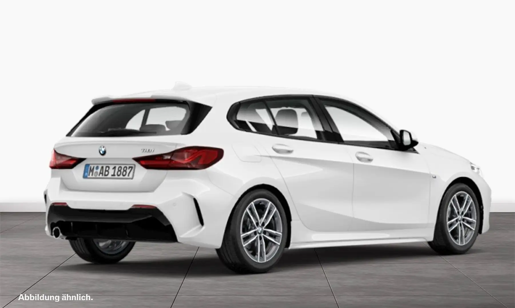 BMW 118 i Hatch M Sport LED WLAN Tempomat Klimaaut. Weiß - 2