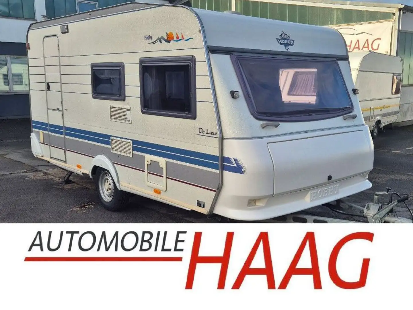 Hobby DeLuxe 440*4Pers*Tüv/Gas neu*100km/h*Vorzelt* Blanc - 1