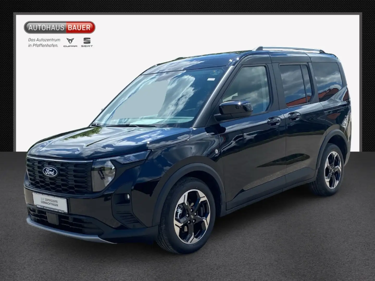 Ford Tourneo Courier 1.0 EcoBoost Active AUTOM. NAVI SCHIEBTÜREN  KAMER Noir - 1