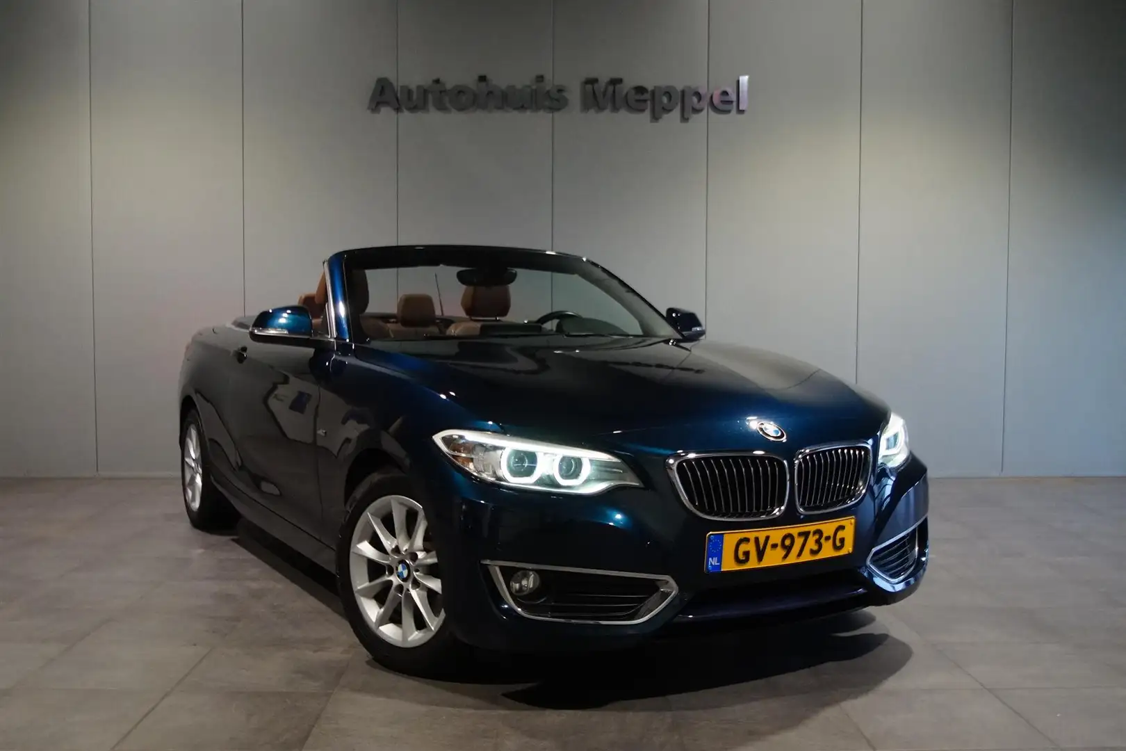 BMW 220 220i Cabrio Luxury Line | PDC | Xenon | Navigatie Blau - 1