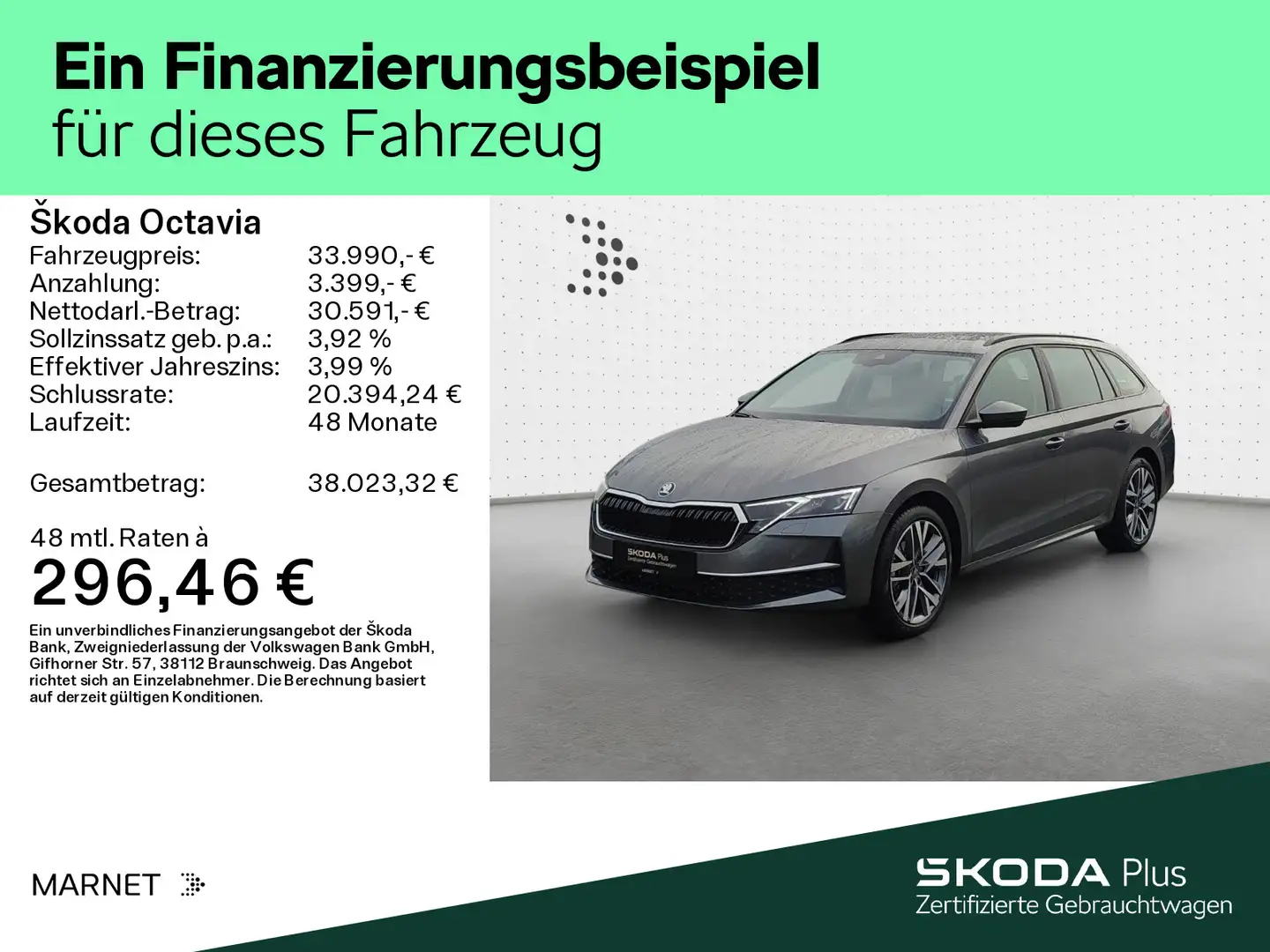 Skoda Octavia Combi 1.5 TSI e-TEC DSG SELECTION Navi*A Grau - 2