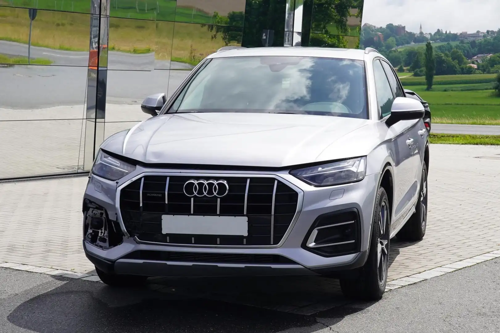 Audi Q5 45 TFSI quattro S-Line int AHK Panoramadach Plateado - 1
