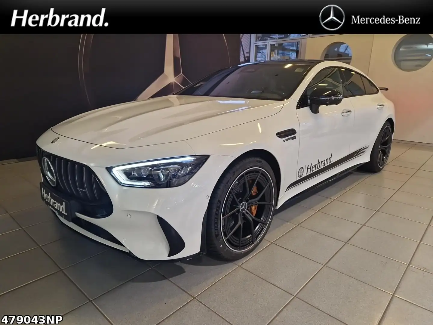 Mercedes-Benz AMG GT 63 S 4MATIC+ +PERFOM. SITZE+KERAMIK+PANO+ Blanc - 1