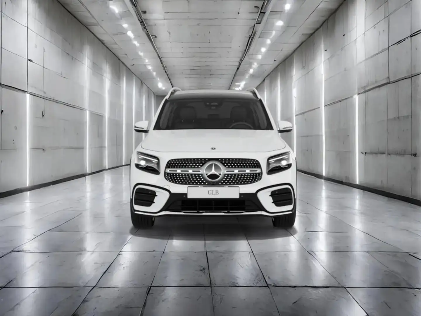 Mercedes-Benz GLB 250 4M AMG-PREM.+NIGHT+DISTR.+BURM.+PANO+360 Weiß - 2