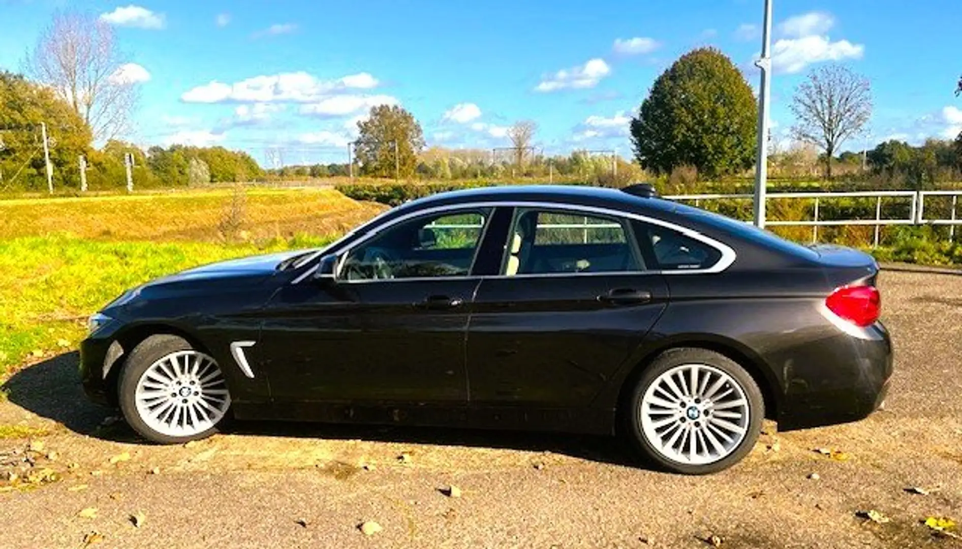 BMW 418 418d Gran Coupe Luxury Line Brun - 1