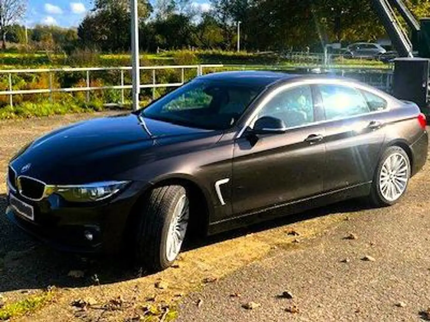 BMW 418 418d Gran Coupe Luxury Line Brun - 2