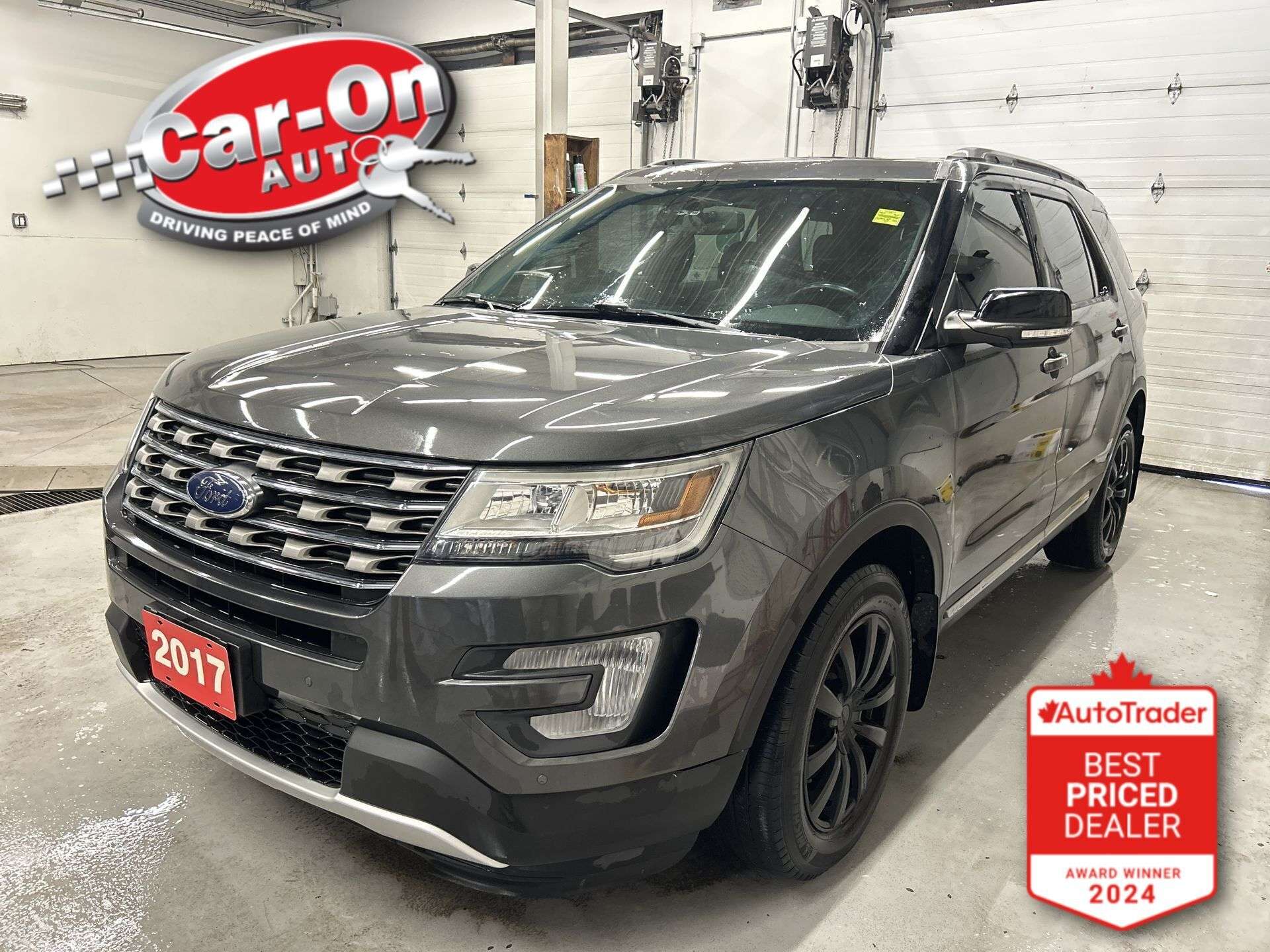 Gray 2017 Ford Explorer SUV / Crossover All-Wheel Drive Automatic