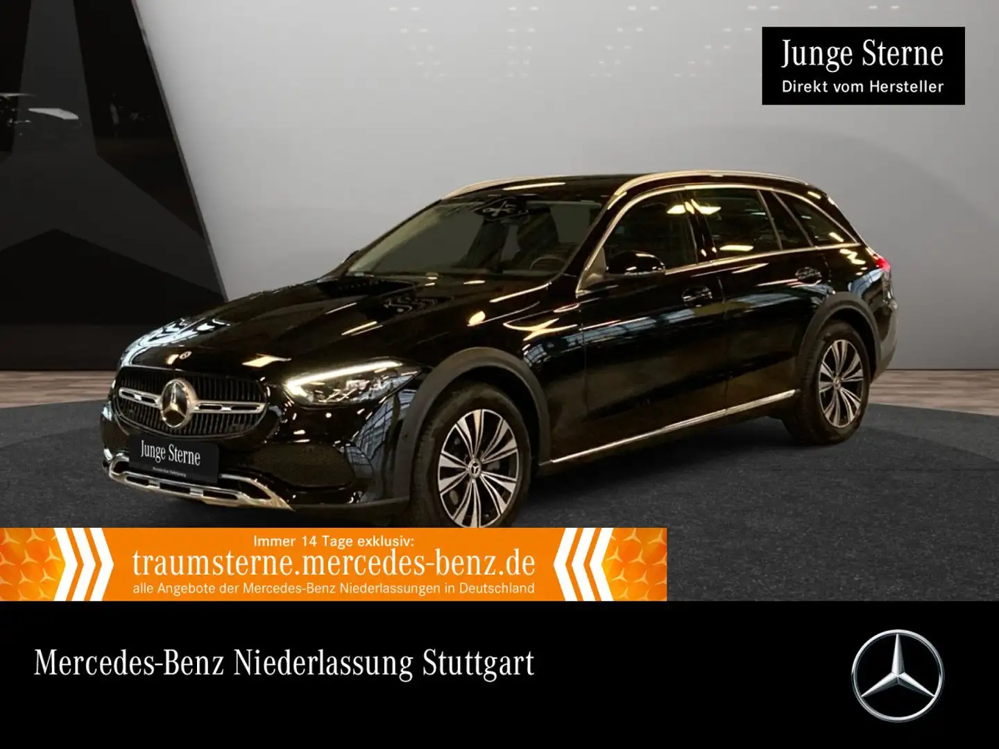 Mercedes-Benz C 220 d T 4M AVANTG+AHK+LED+KAMERA+KEYLESS+9G Schwarz - 1