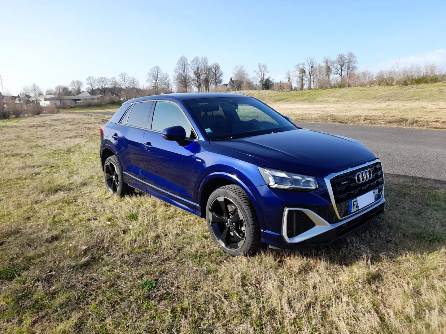 Audi Q2 Q2 35 TDI 150 S tronic 7 Quattro Business line Bleu - 1