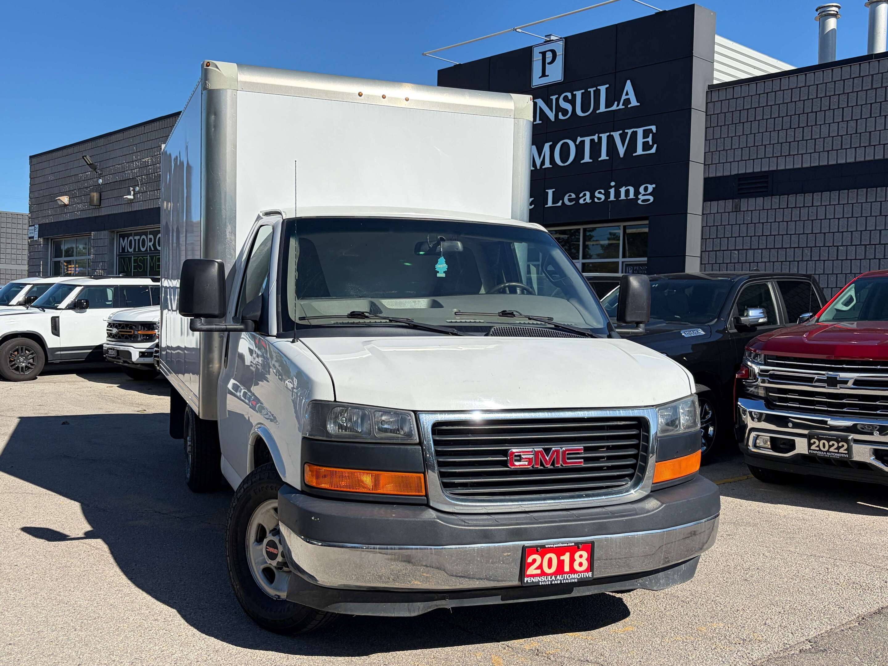 White 2018 GMC Savana Chassis Van Rear-Wheel Drive Automatic