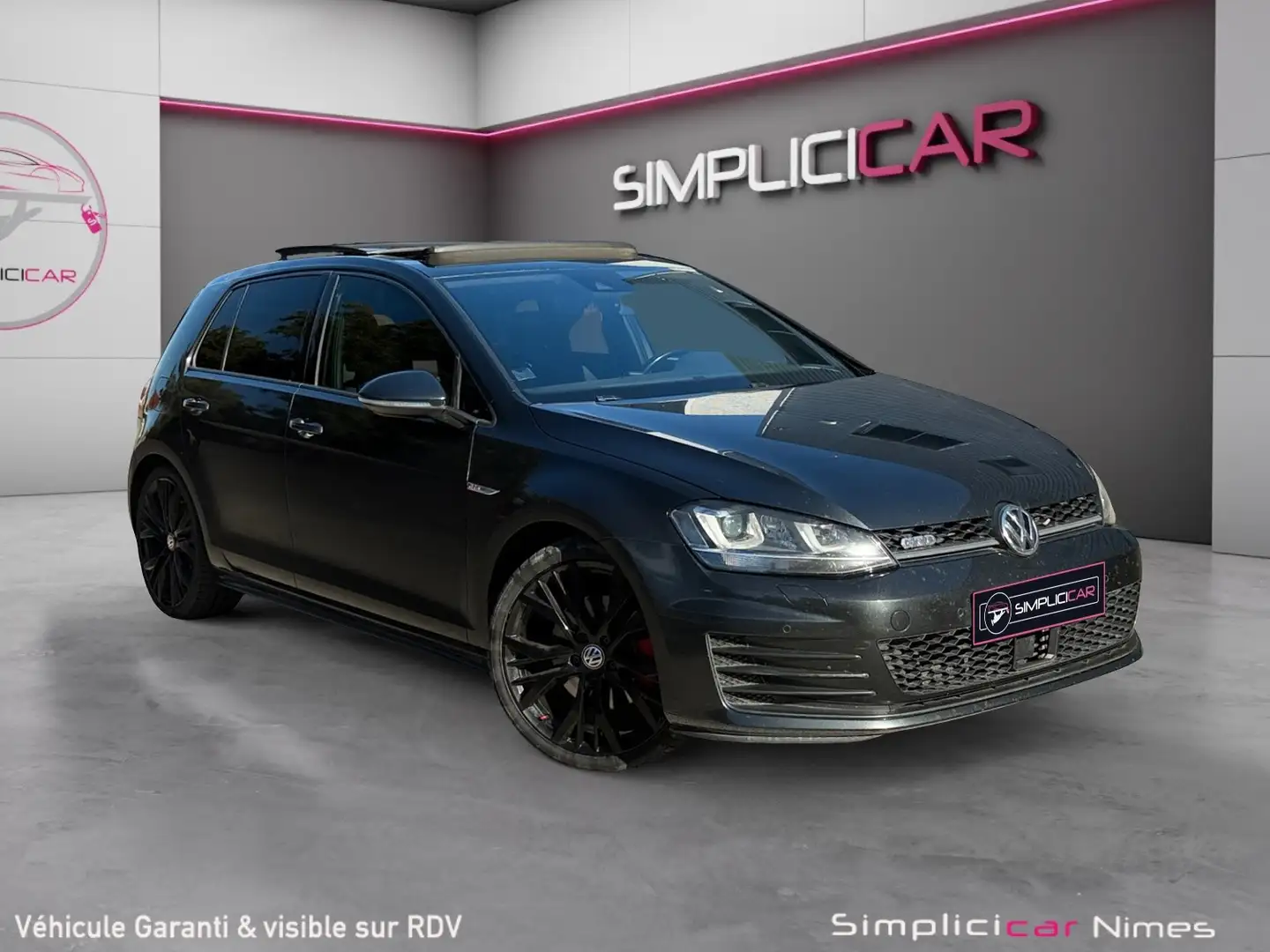 Volkswagen Golf Golf 2.0 TDI 184 BlueMotion Technology FAP DSG6 GTD Noir - 1