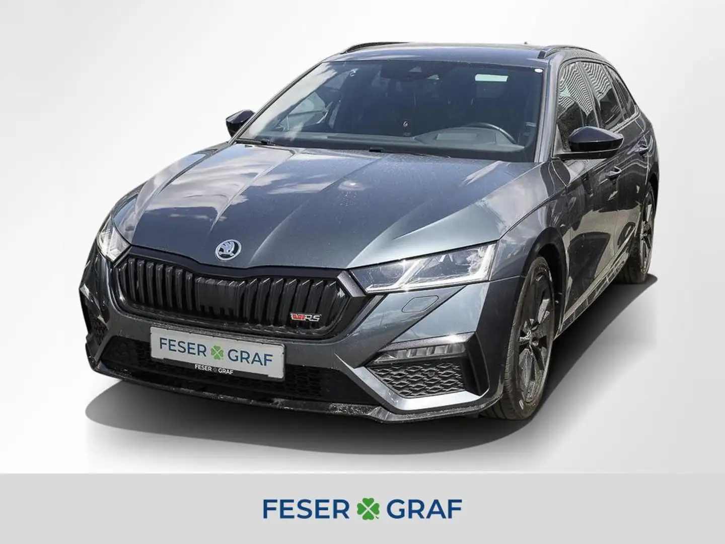 Skoda Octavia Combi RS 2.0 TDI DSG Navi HUD LED Keyless SiHz r Grau - 1