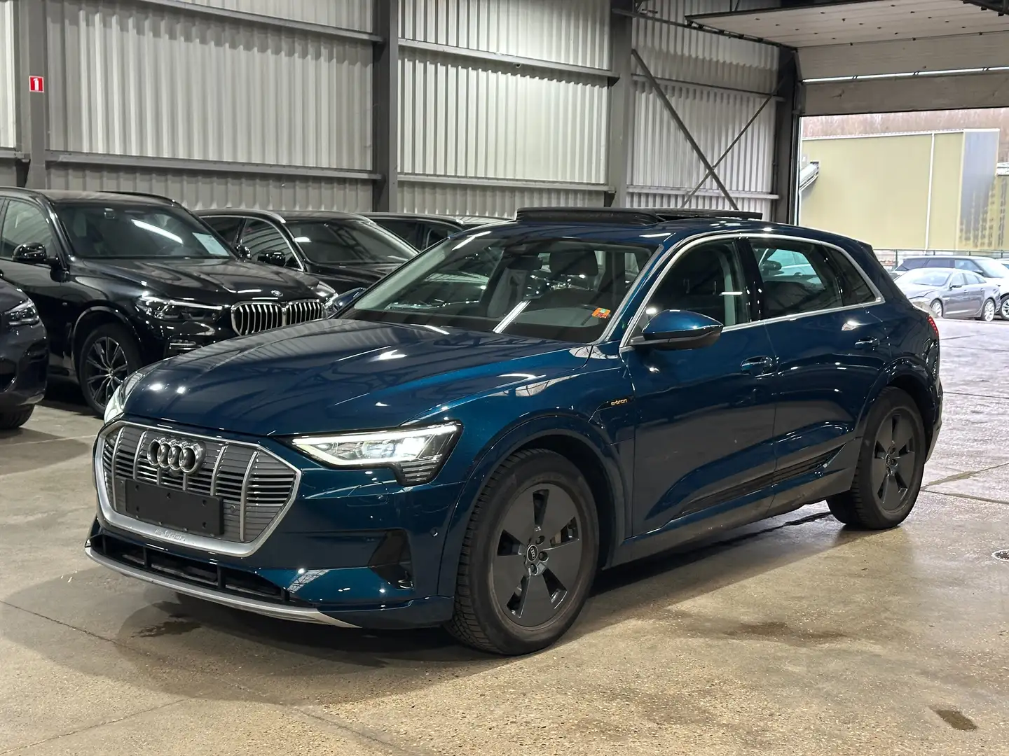 Audi e-tron e-tron Sportback 55 quattro advanced Bleu - 1