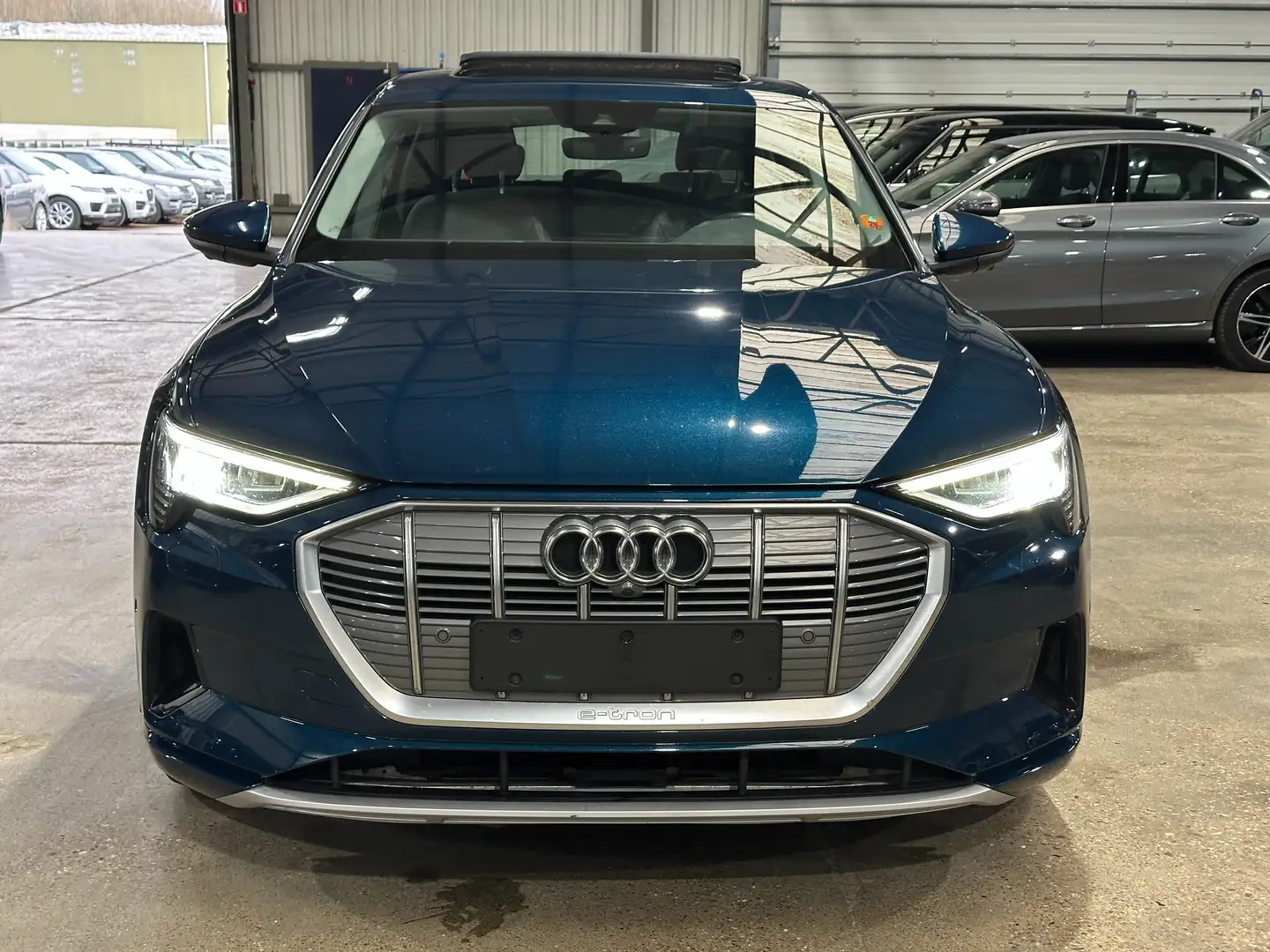Audi e-tron e-tron Sportback 55 quattro advanced Bleu - 2