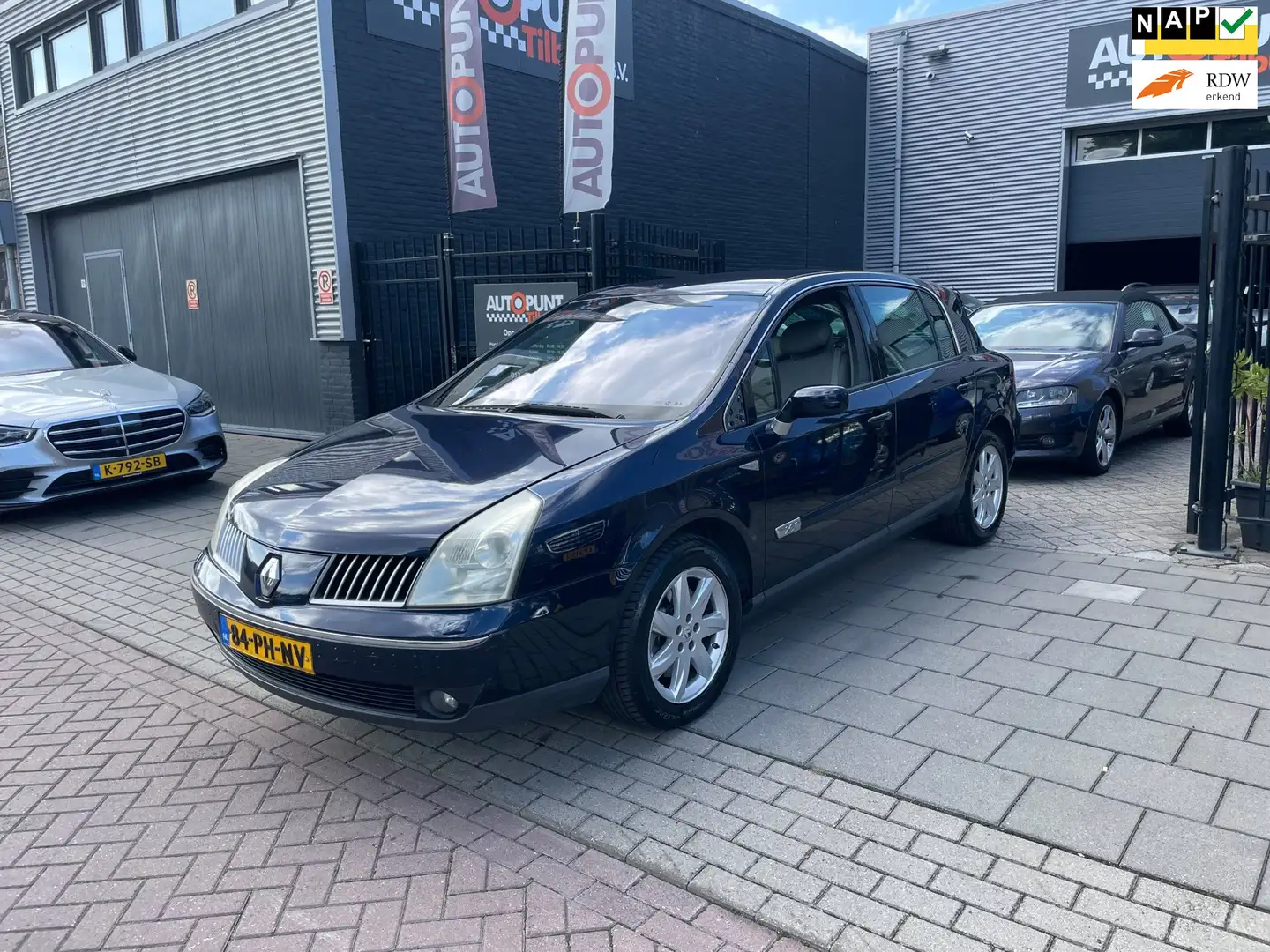 Renault Vel Satis 2.0 16V Turbo Privilége Trekhaak Airco NAP APK Blau - 1