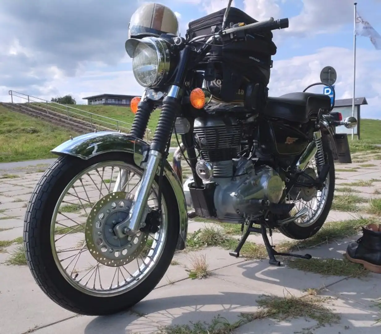 Royal Enfield Bullet Electra 500 EFI Electra Deluxe Black (G5) Zwart - 1
