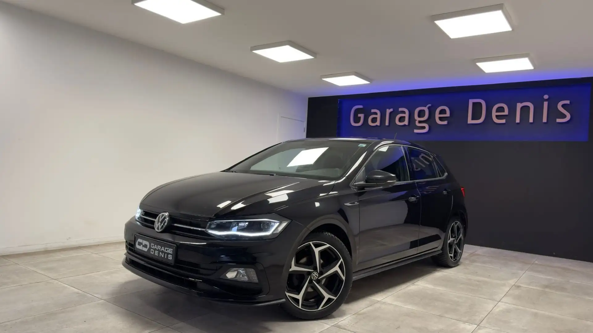 Volkswagen Polo 1.0 TSi R LINE DSG*BOITE-AUTO*LED*CAMERA*GARANTIE* Noir - 1