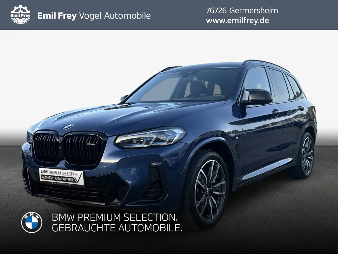 BMW X3 M d Pano* Laserlicht* Harman/Kardon* Blau - 1