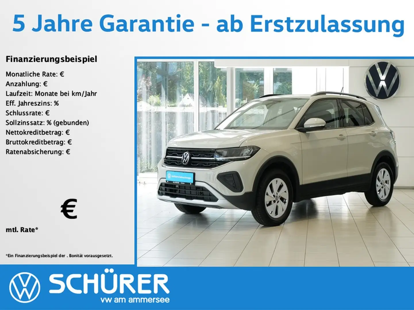 Volkswagen T-Cross 1.0TSI Life LED ACC IQ-Drive AppConnect Gris - 1