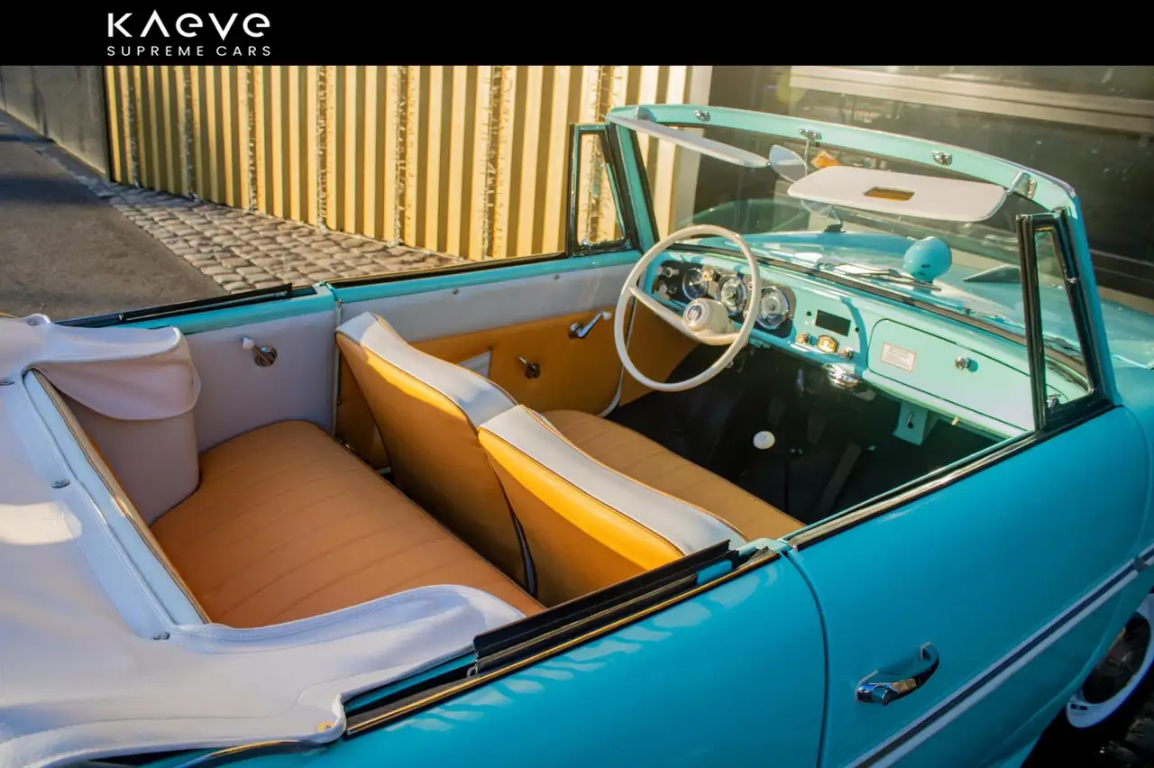 Amphicar 770 Cabriolet | Dutch registration| Lagoon Blue, foto 2