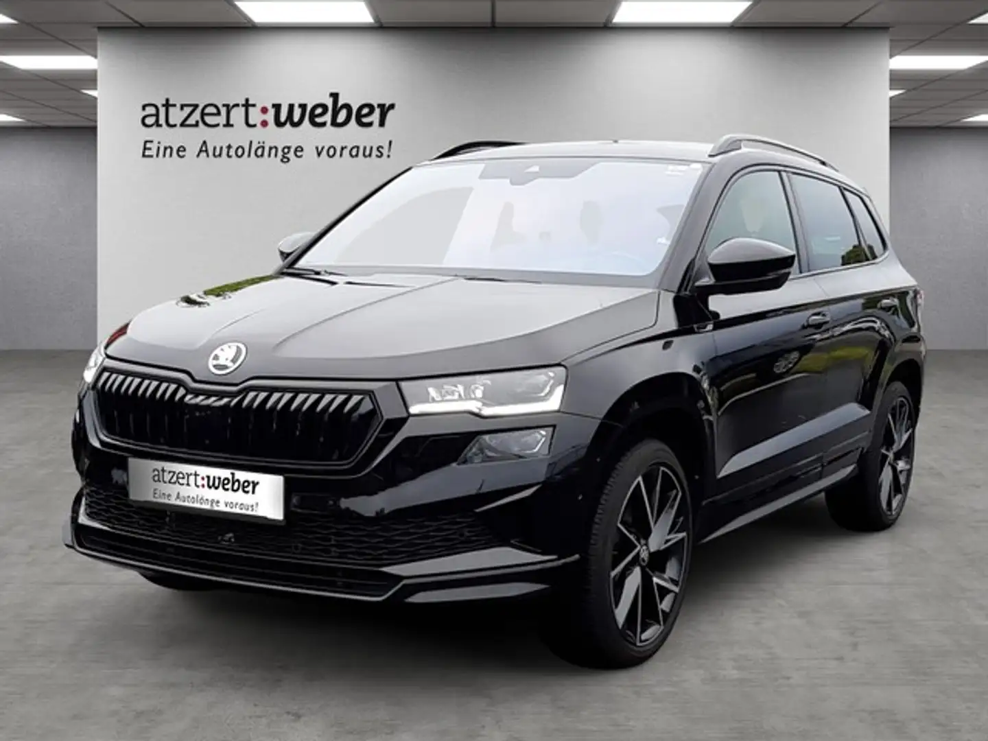 Skoda Karoq Sportline 2.0TDI DSG 4x4 AHK elekHeck Noir - 1
