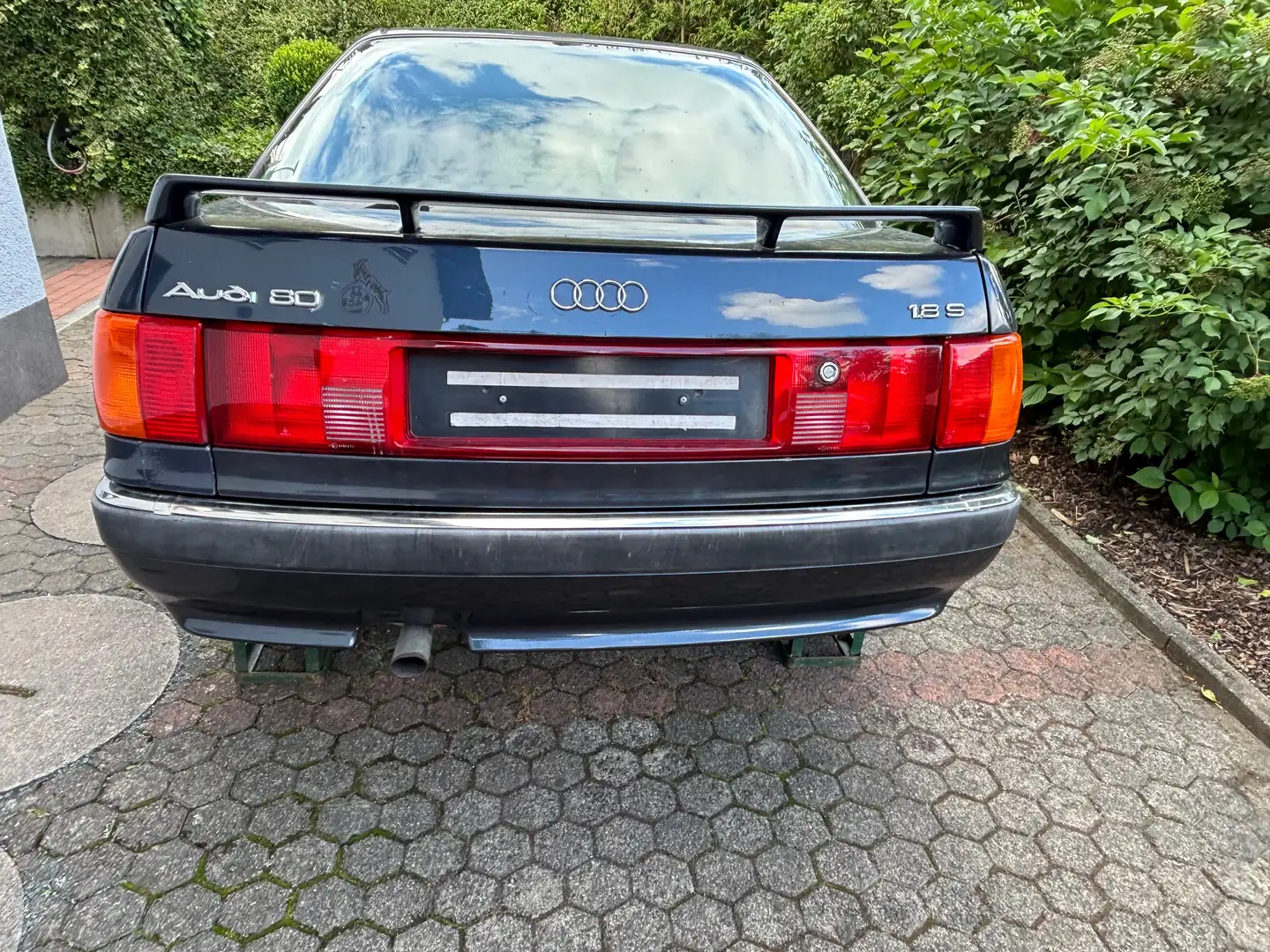 Audi 80 Bleu - 2