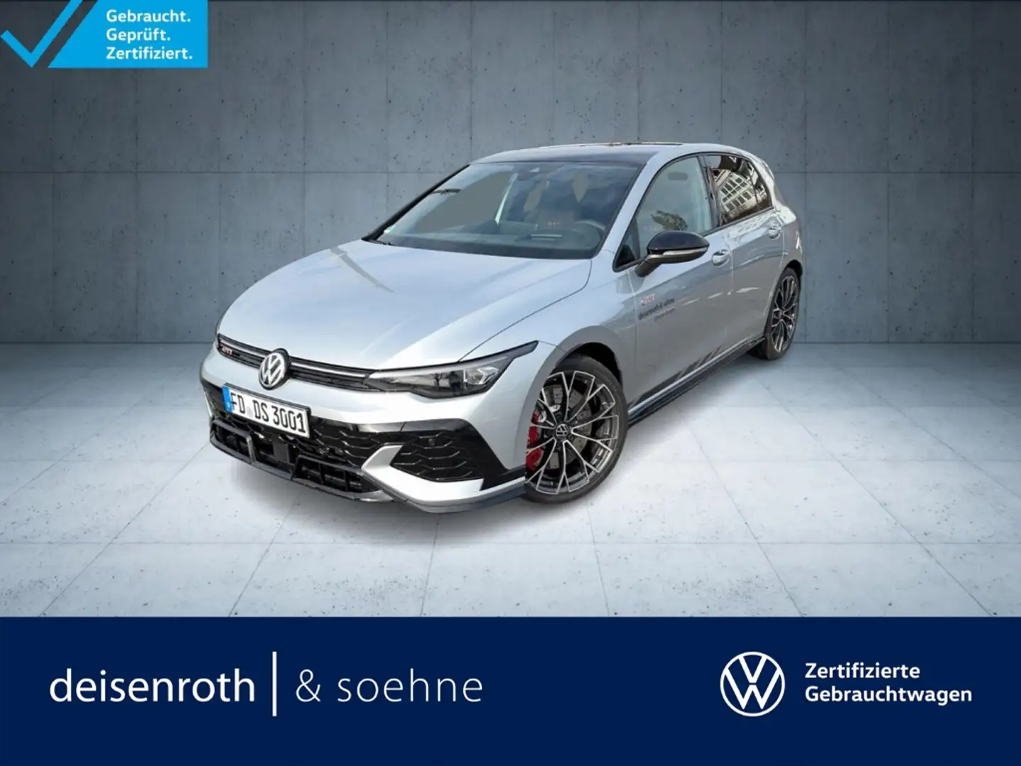 Volkswagen Golf GTI Clubsport Akrapovic/19''/Matrix/HuD/H&K/IDA/Assist Silber - 1