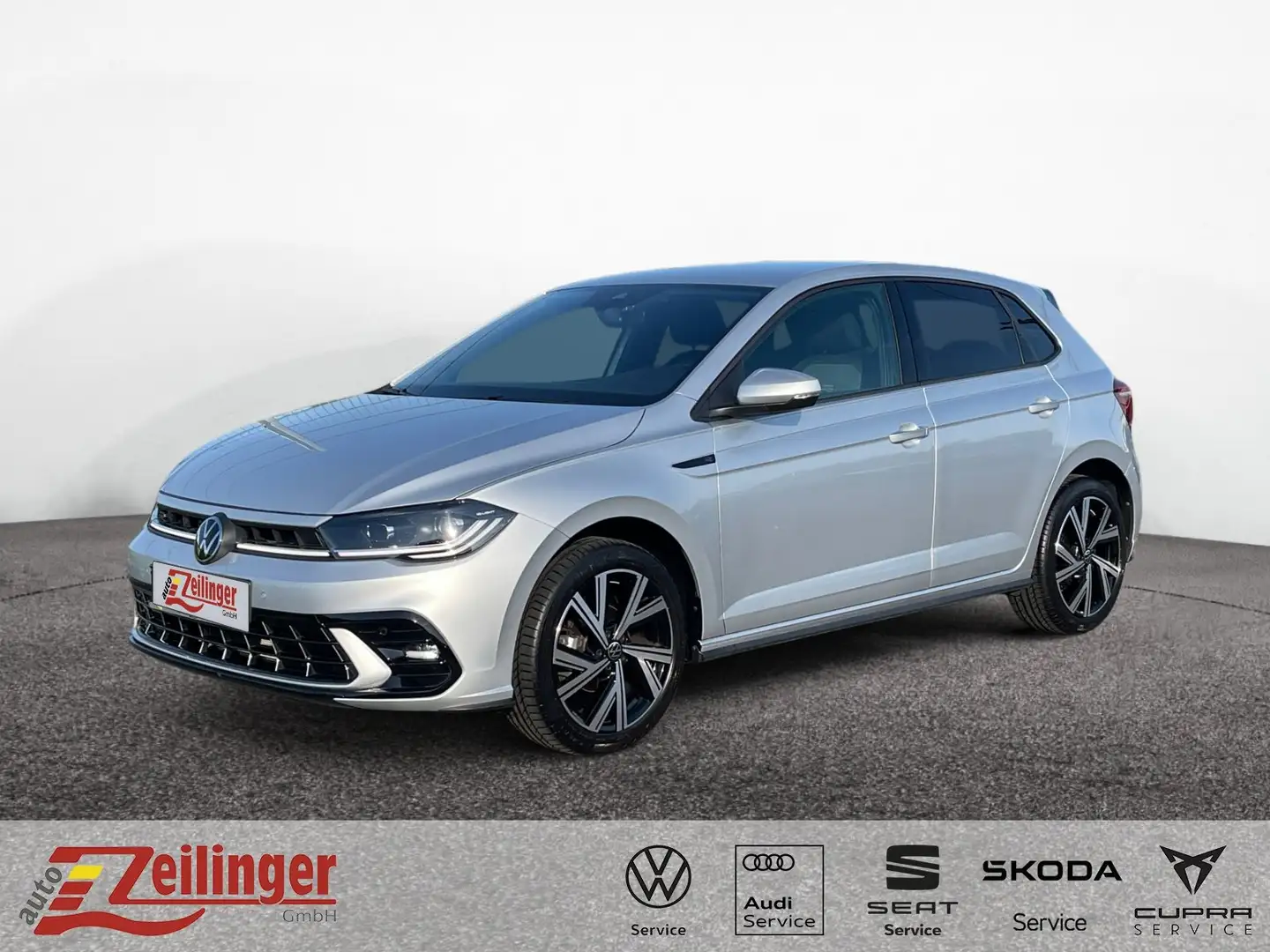 Volkswagen Polo R-Line TSI DSG|NAVI|ACC|17"|CLIMATRONIC| Silber - 1