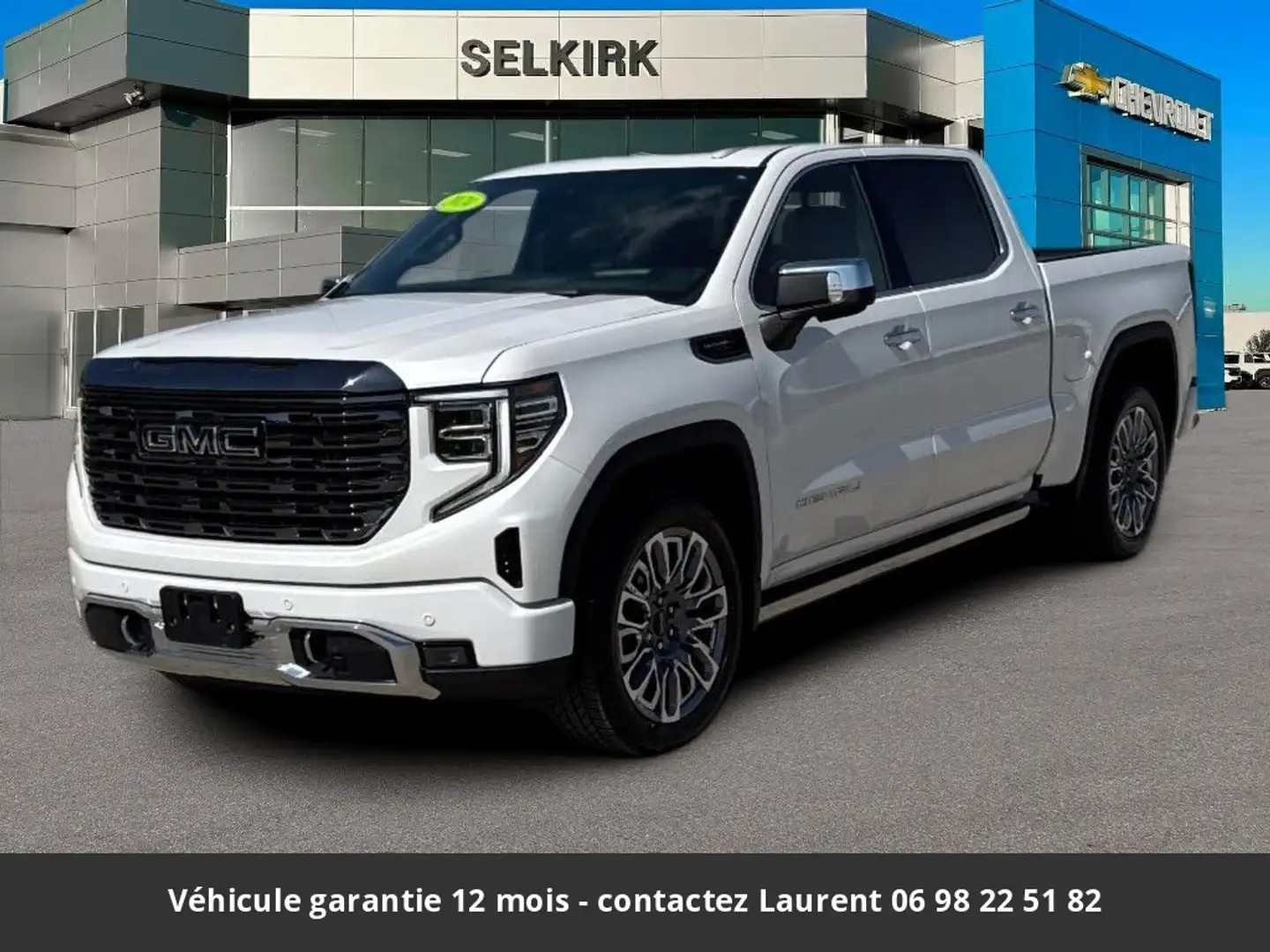 GMC Sierra Ultimate 6.2L Tout compris hors homologation 4500e Blanc - 1