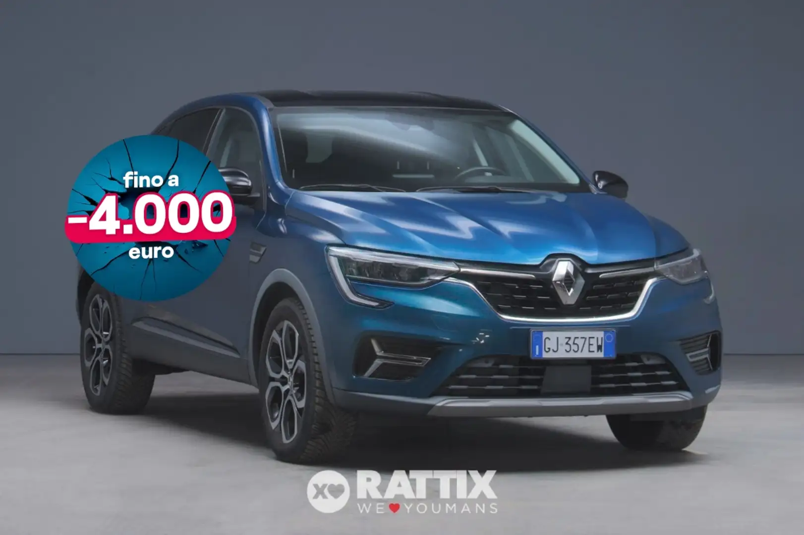 Renault Arkana 1.6 E-Tech hybrid 145CV Intens Bleu - 1