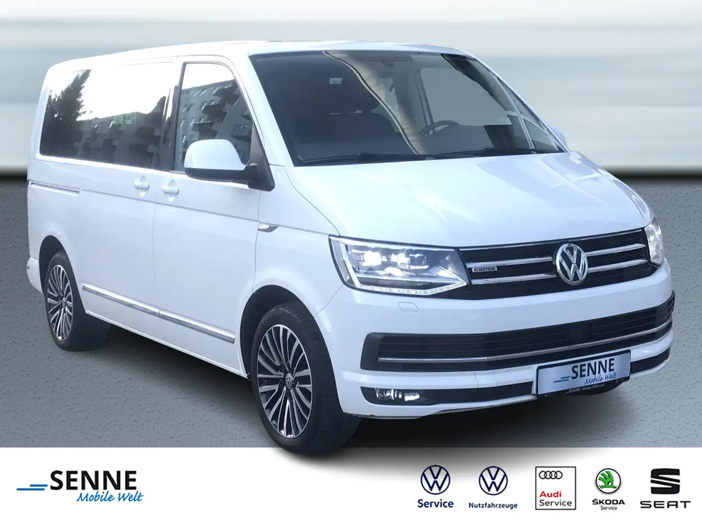 Volkswagen T6 Multivan T6 2.0 TDI DSG 4Motion Generation Six AHK,Standhzg Weiß - 2