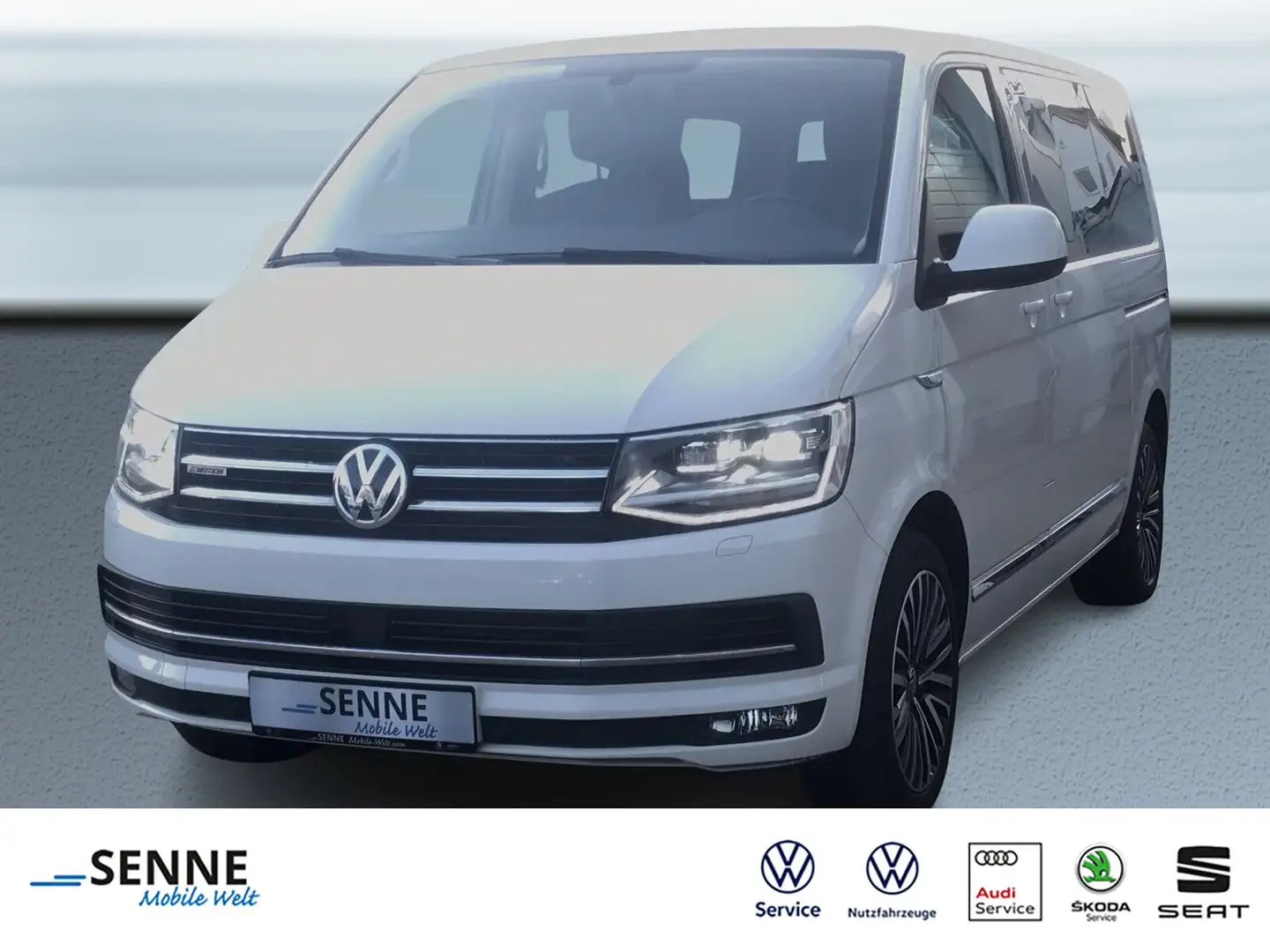Volkswagen T6 Multivan T6 2.0 TDI DSG 4Motion Generation Six AHK,Standhzg Weiß - 1
