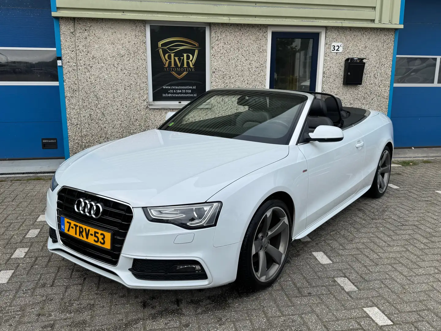 Audi A5 Cabriolet 1.8 TFSI Sport Edition (S-Line) VOL KEYL Wit - 1