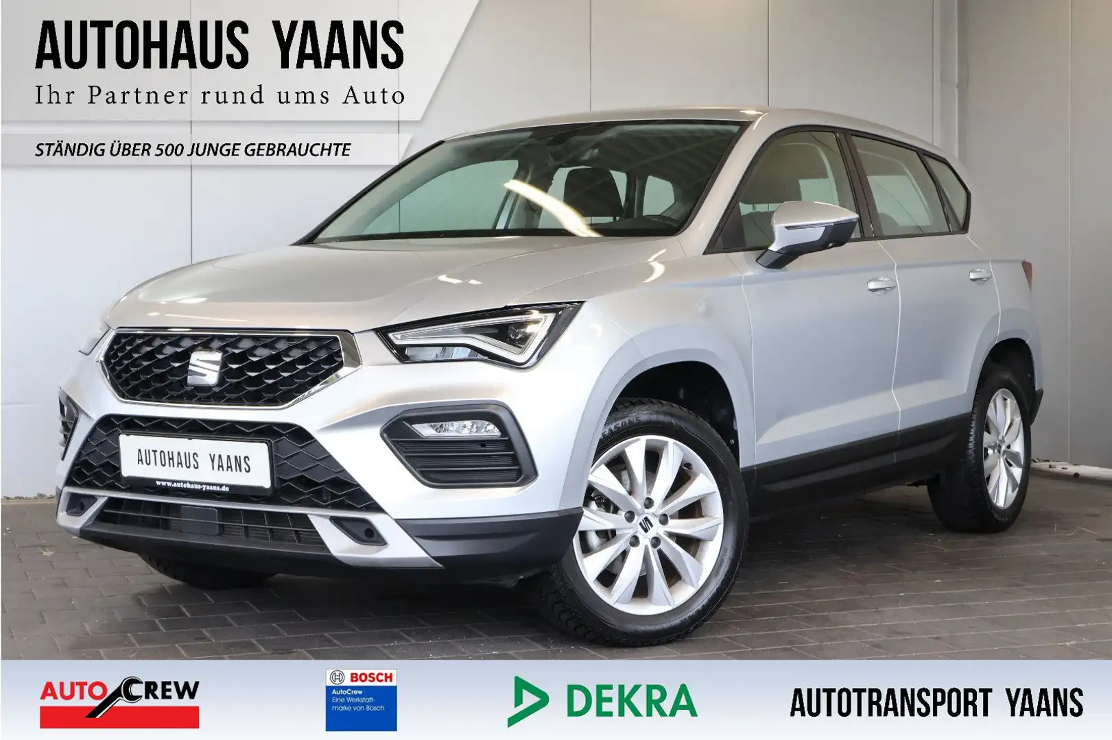 SEAT Ateca Style 1.5 TSI AID+LED+CARPLAY+AHKfffffff Silber - 1