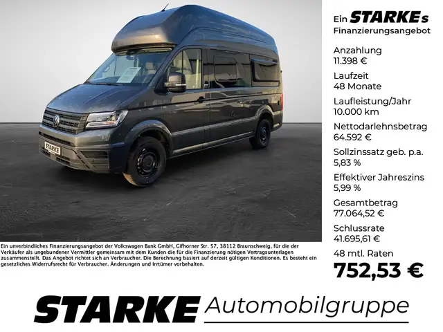 Volkswagen Crafter Grand California 600 2.0 TDI Autom. Markise, St...