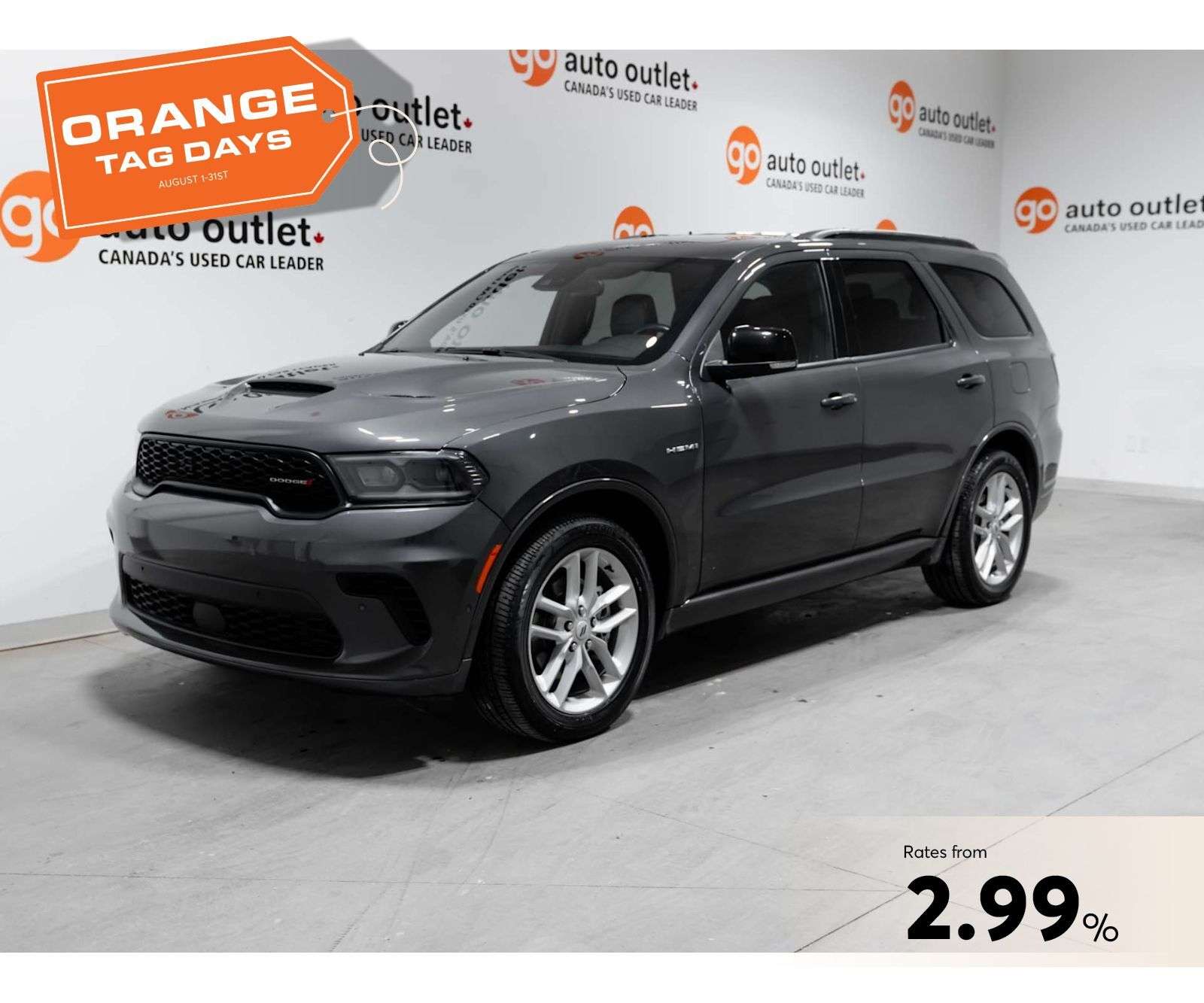 2025 Dodge Durango R/T 5.7L V8, AWD, HTD & COOLED SEATS, SUNROOF, NAV