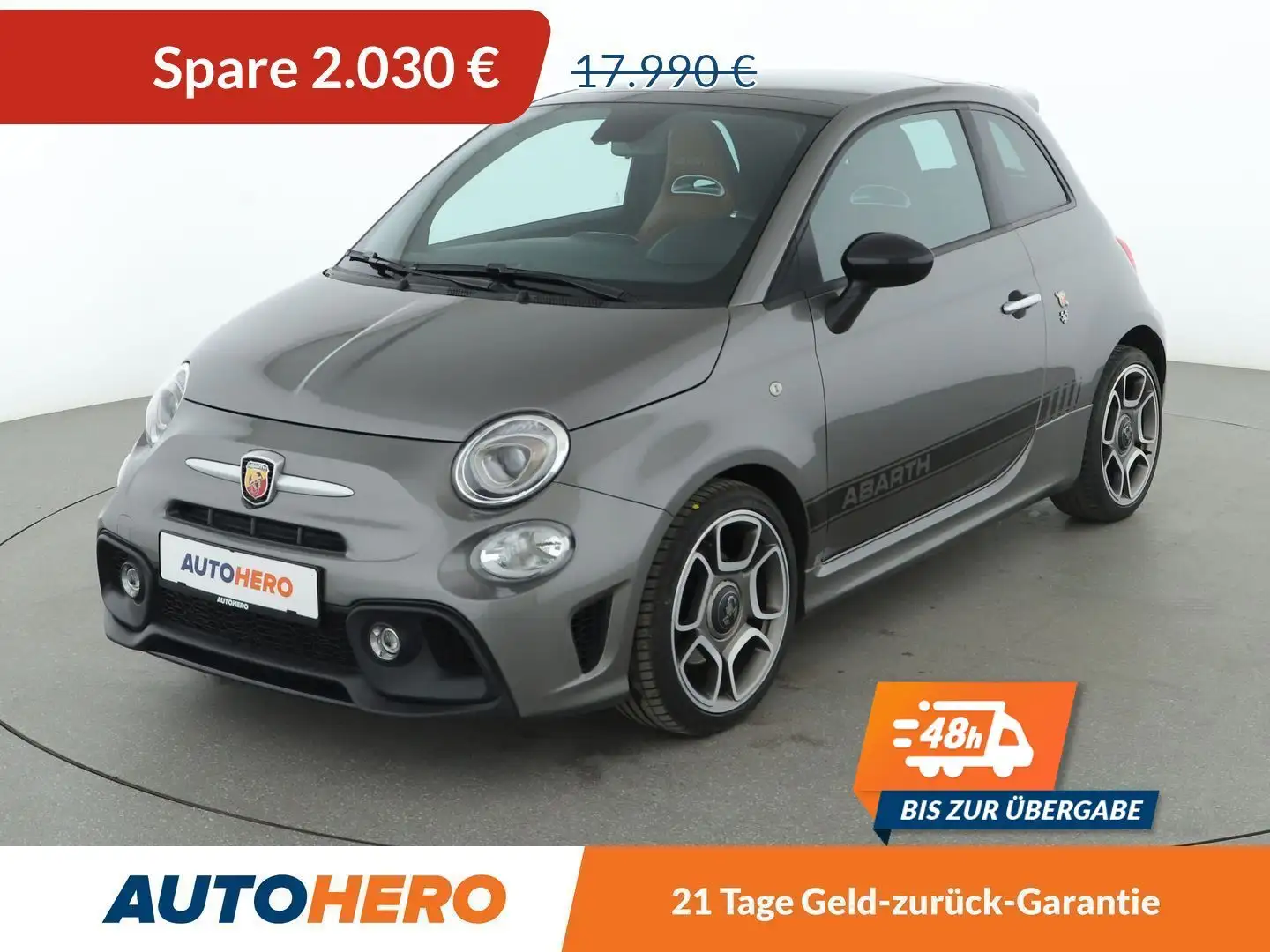 Abarth 595 1.4 Turbo *NAVI*PDC*KLIMA*GARANTIE* Grau - 1