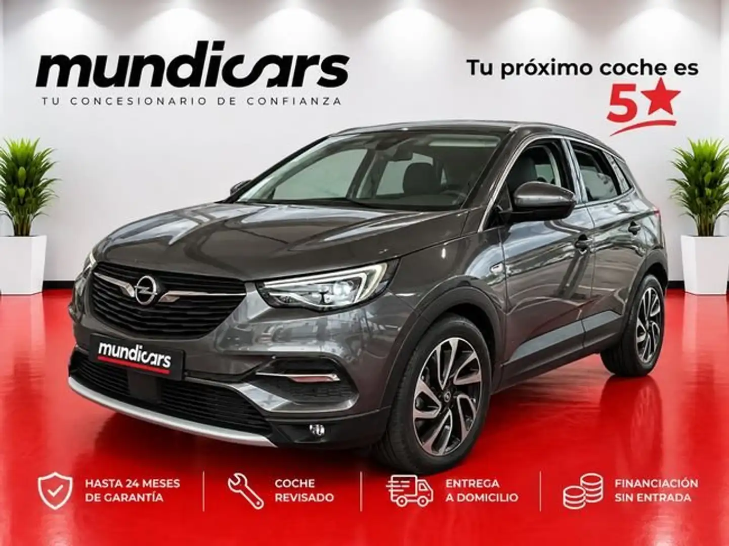 Opel Grandland X 1.6 CDTi Excellence Auto Gris - 1