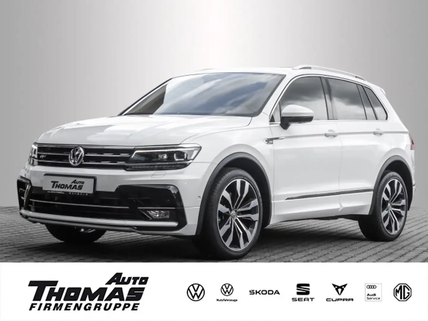 Volkswagen Tiguan Highline R-Line 2.0 TSI DSG STDHZG+AHK Weiß - 1