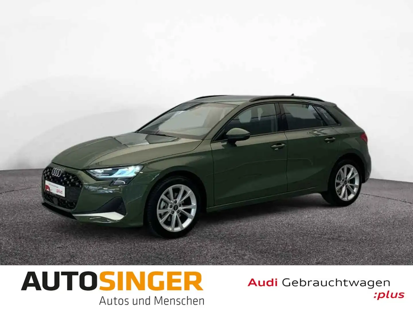 Audi A3 Sportback advanced 35 TFSI *AHK*GRA*SHZ*PDC* Grün - 1