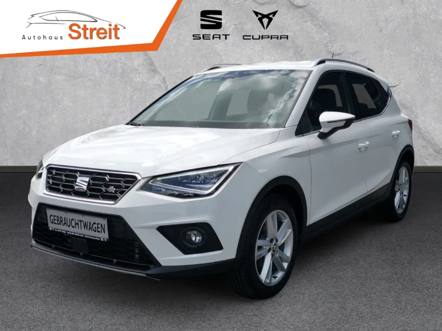 SEAT Arona FR BEATS 1.5 TSI 110 kW 7-Gang DSG AHK-abnehmbar N Weiß - 1