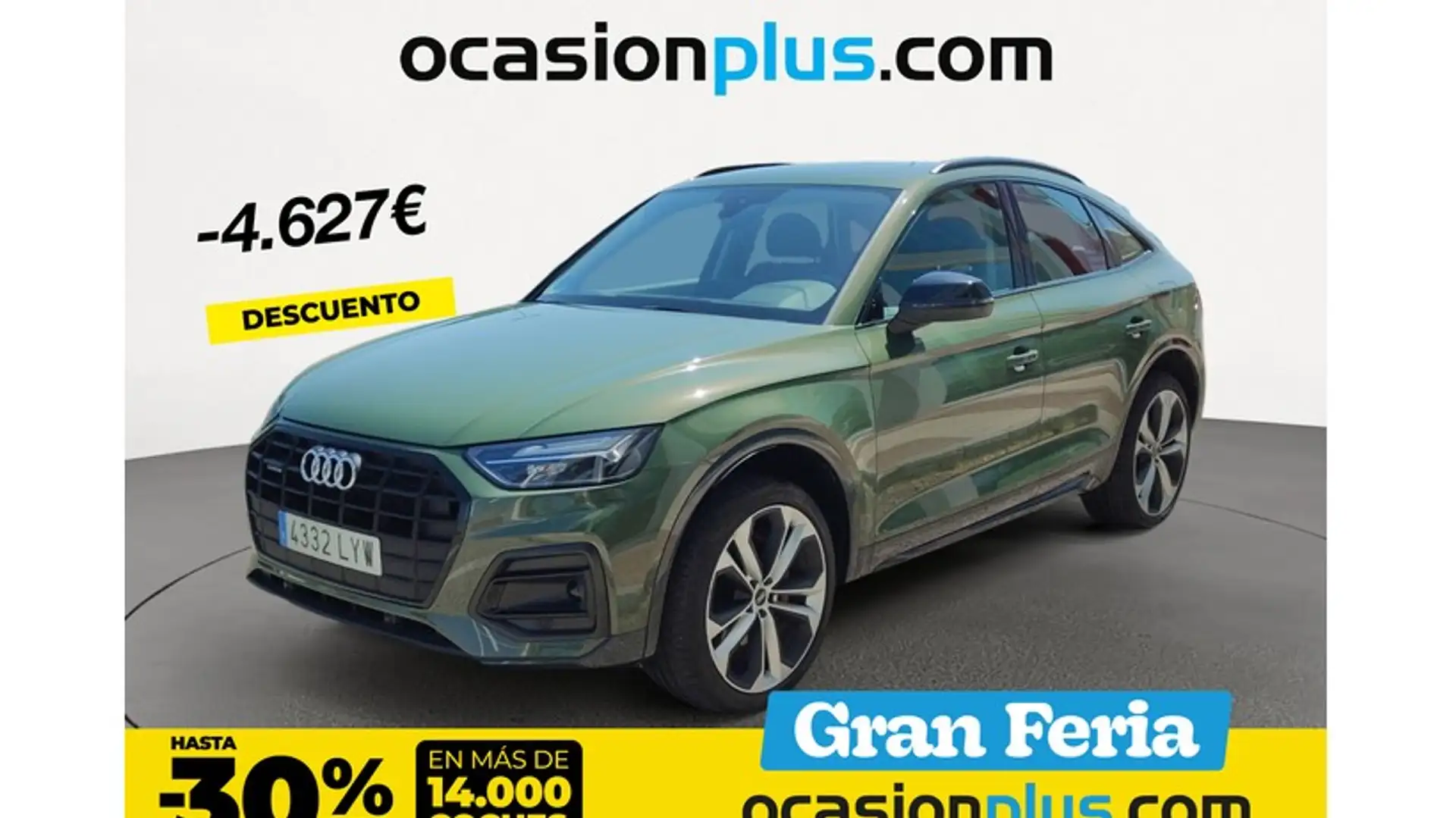 Audi 50 Sportback TFSIe Advanced quattro-ultra S tronic Groen - 1