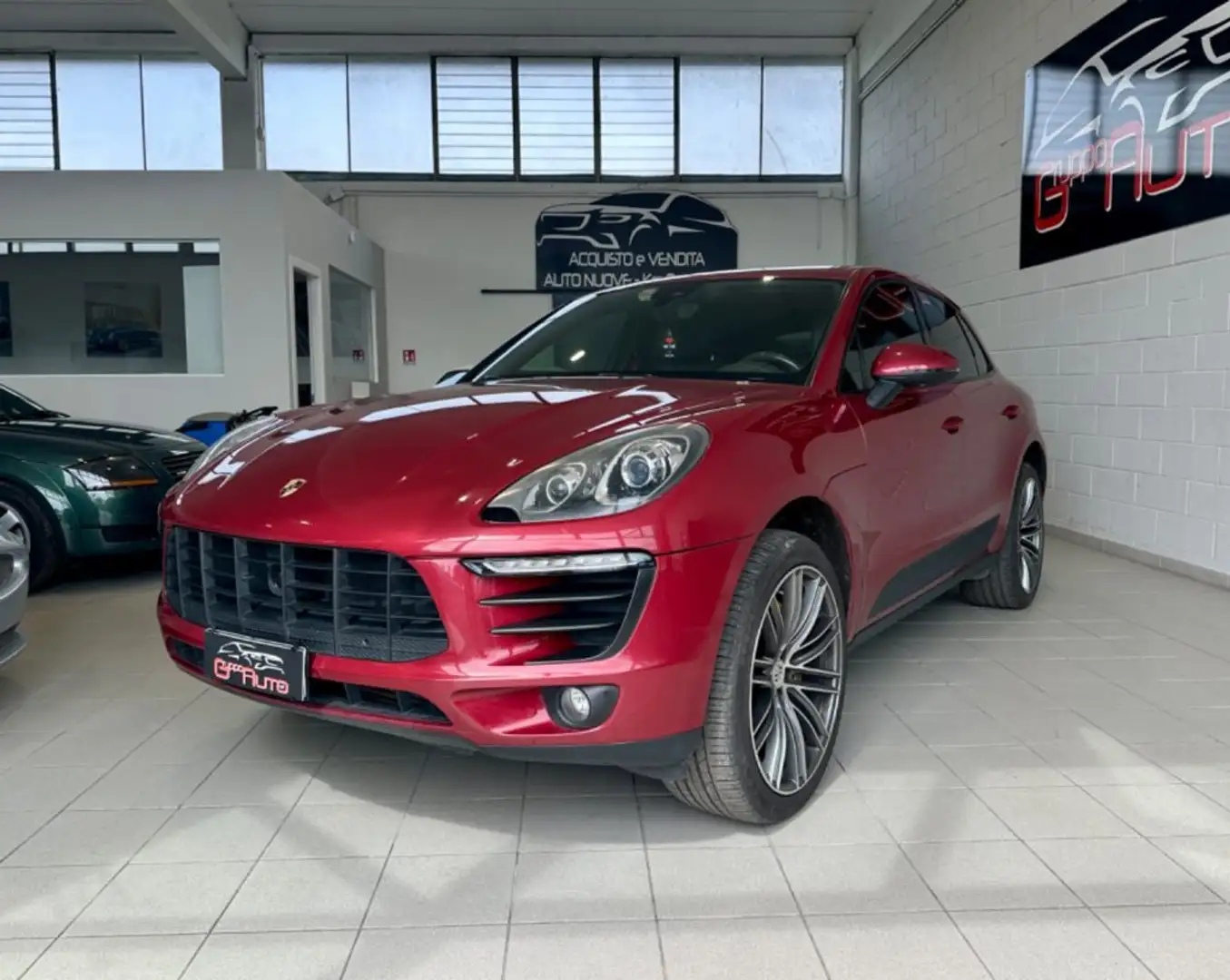 Porsche Macan 3.0 S Diesel *PELLE COCOA*CINTURE ROSSE*ACC* Rosso - 1