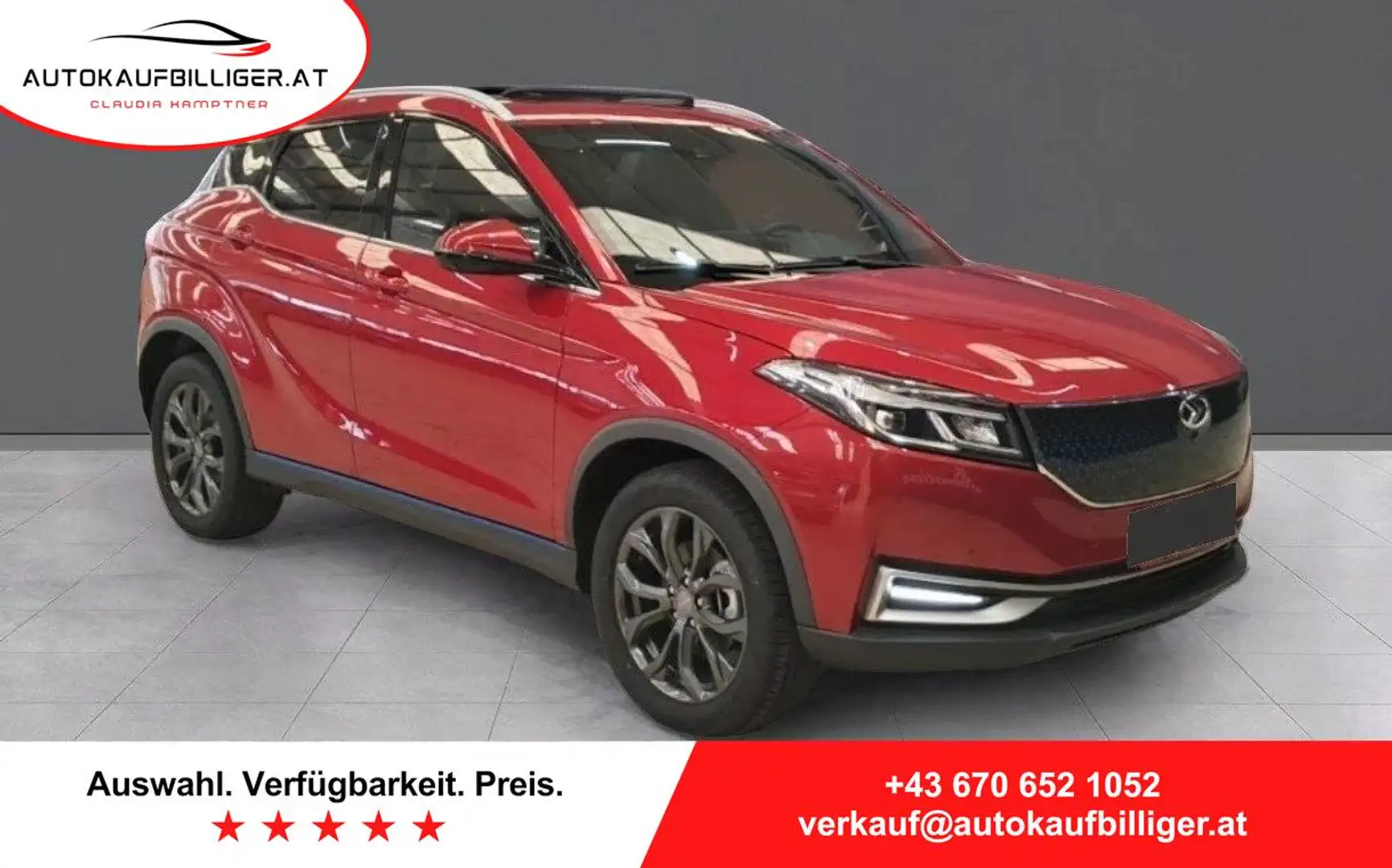 DFSK Seres 3 Luxury/Premium Elektro-SUV 52 kWh Rot - 1
